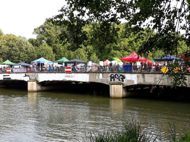 Sachsenbrücke beim Brückenfest