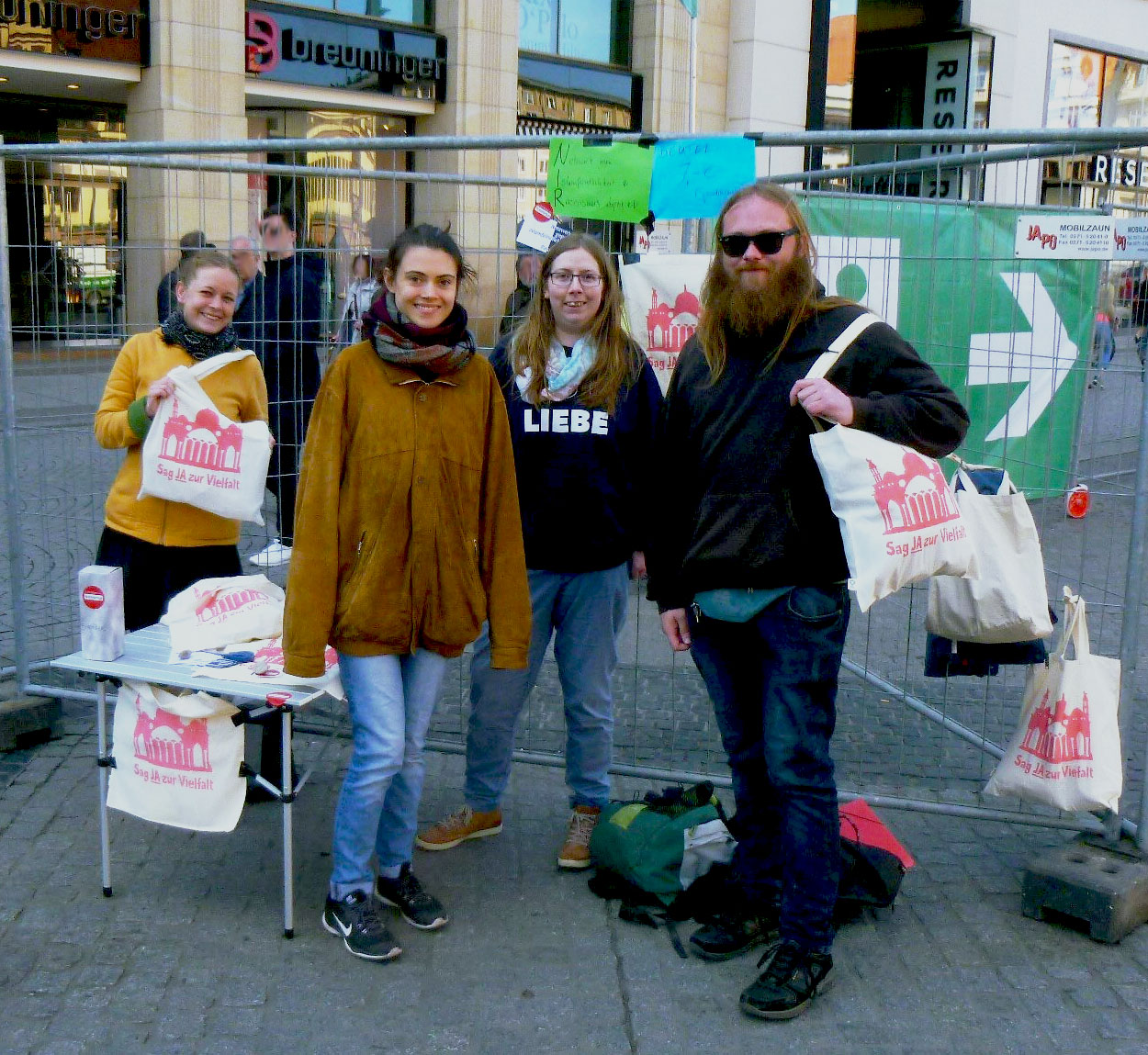 Das NIR bei Leipzig. Courage zeigen